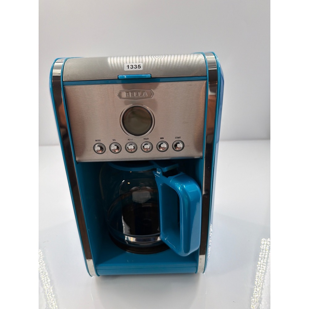 Bella Dots Collection 12 Cup Programmable Coffee Maker Blue CM4282-A 13951